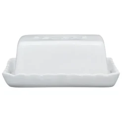 Fabrique de Styles Accessoires De Table>Beurrier en grès - Dulci Blanc