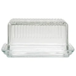 Fabrique de Styles Accessoires De Table>Beurrier en verre Transparent