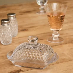 Fabrique de Styles Accessoires De Table>Beurrier en verre - Mycennes