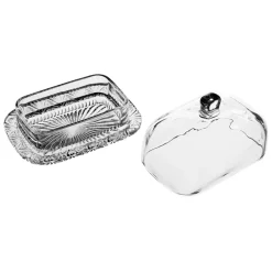 Fabrique de Styles Accessoires De Table>Beurrier en verre - nymphea Transparent