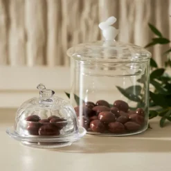 Fabrique de Styles Pots Et Bocaux>Bocal avec couvercle en verre borosilicate 60cl - Lapin Blanc