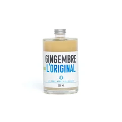 Fabrique de Styles Boissons Non Alcoolisés>Boisson concentré de gingembre l'original 50cl Jaune