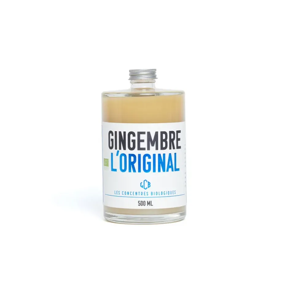 Fabrique de Styles Boissons Non Alcoolisés>Boisson concentré de gingembre l'original 50cl Jaune