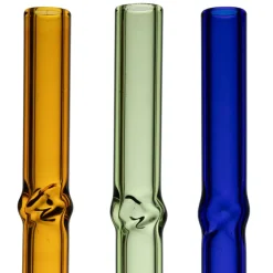 Fabrique de Styles Accessoires Réutilisables>Boite de 6 pailles torsadée en verre l12cm - Colorea Multicolore