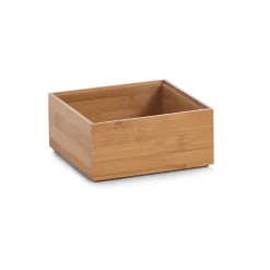 Fabrique de Styles Rangements Salle De Bain>Boite de rangement en bambou 15x15xh7cm Naturel