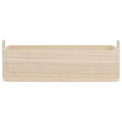 Fabrique de Styles Boîtes>Boite rectangulaire en paulownia l - anordi Naturel