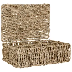 Fabrique de Styles Boîtes>Boite the 6 compartiments borneo 24.5x16xh8 cm Naturel