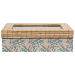 Fabrique de Styles Boîtes>Boite the 6 compartiments tropic'art nature Multicolore