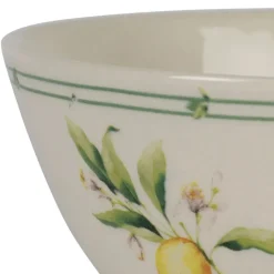 Fabrique de Styles Bols Et Coupelles>Bol citron en faïence jaune et vert 75cl - Collection Jaune, Vert