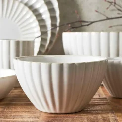 Fabrique de Styles Bols Et Coupelles>Bol en céramique d14.5cm - Vlora Beige