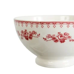 Fabrique de Styles Bols Et Coupelles>Bol en faïence bordeaux 50cl - faustine Blanc