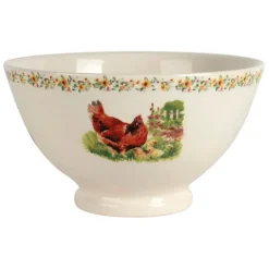 Fabrique de Styles Bols Et Coupelles>Bol en faïence poule 75cl - Collection Multicolore