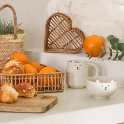 Fabrique de Styles Bols Et Coupelles>Bol en grès ours 30cl - Sweetdream Blanc