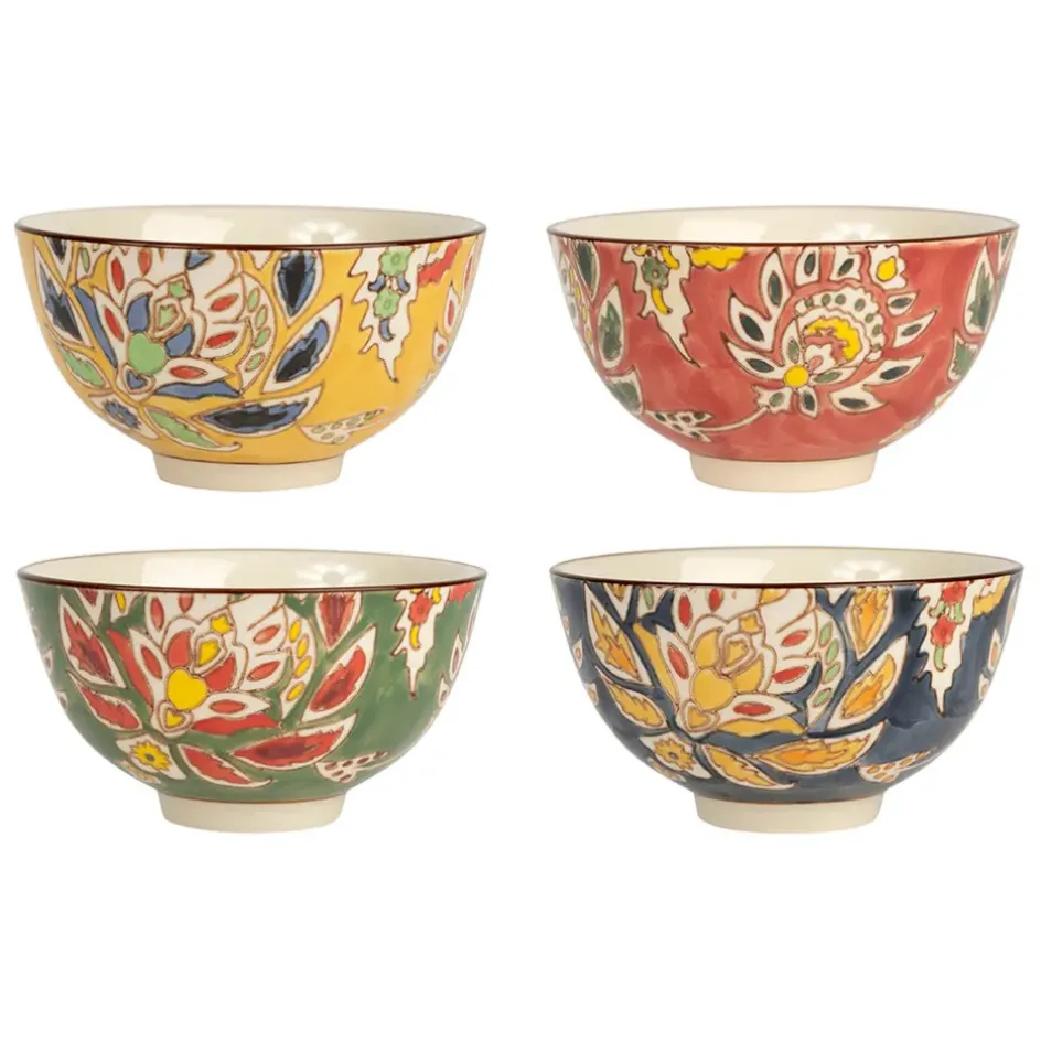 Fabrique de Styles Bols Et Coupelles>Bol x4 orchila 30cl Multicolore