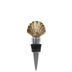Fabrique de Styles Accessoires Vin Et Cocktails>Bouchon bouteille Saint-Jacques en aluminium - Sunny Doré