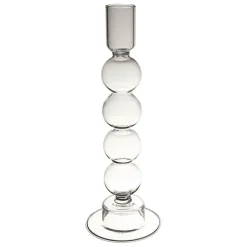 Fabrique de Styles Photophores, Bougeoirs Et Lanternes>Bougeoir Aria D8Xh23.5Cm Transparent