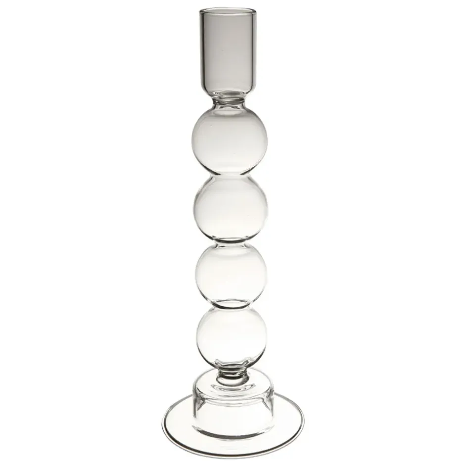 Fabrique de Styles Photophores, Bougeoirs Et Lanternes>Bougeoir Aria D8Xh23.5Cm Transparent