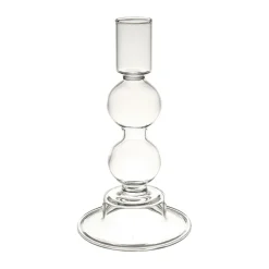 Fabrique de Styles Photophores, Bougeoirs Et Lanternes>Bougeoir Aria D7.5Xh15.5cm Transparent