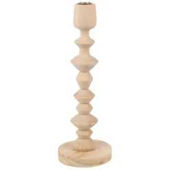 Fabrique de Styles Photophores, Bougeoirs Et Lanternes>Bougeoir en pin h33.5cm - Boise Naturel