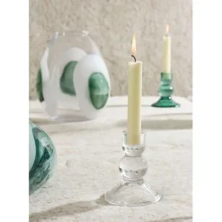 Fabrique de Styles Photophores, Bougeoirs Et Lanternes>Bougeoir en verre h10cm - Alphe