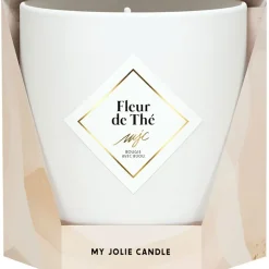 Fabrique de Styles Bougies Parfumées>Bougie Bijou Bracelet Or bille beige Fleur de thé 45h