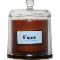 Fabrique de Styles Bougies Parfumées>Bougie cloche parfumée Figue Boisée 85h Ambre