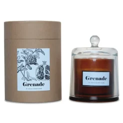 Fabrique de Styles Bougies Parfumées>Bougie cloche parfumée Grenade Acidulée 50h Ambre
