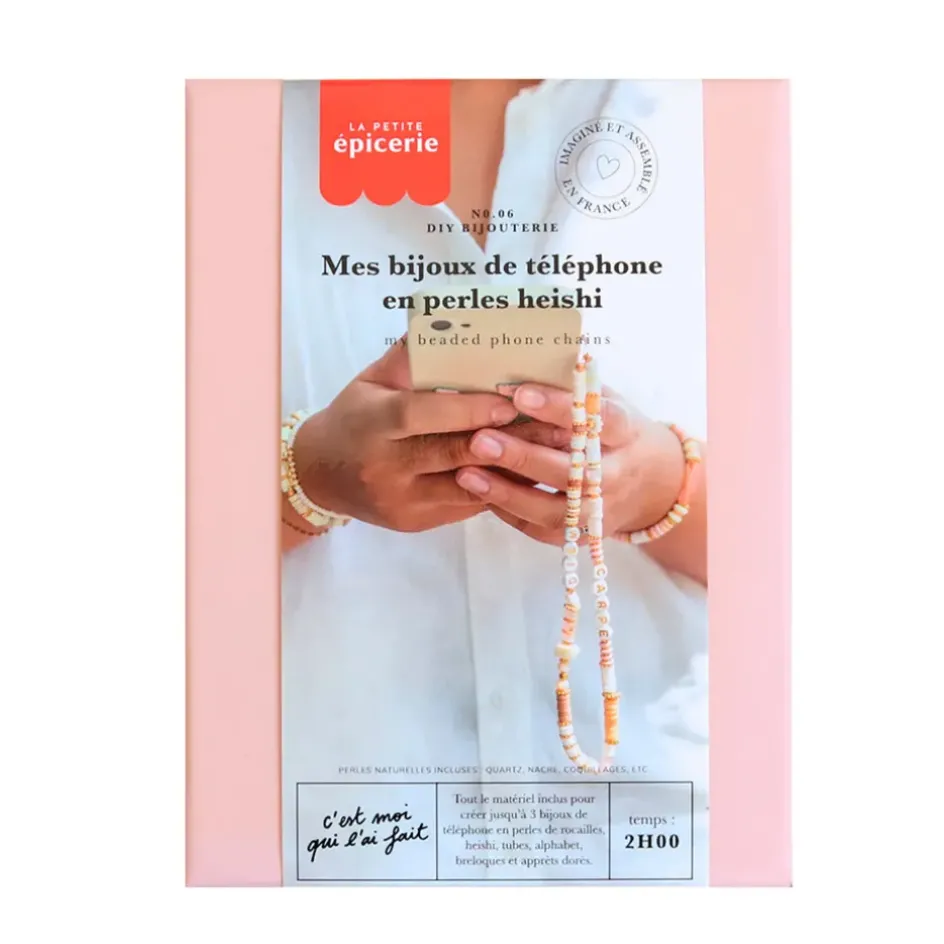 Fabrique de Styles Loisirs Créatifs>Bougie diy mes bijoux de téléphone en perles heishi Multicolore