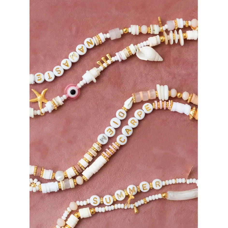 Fabrique de Styles Loisirs Créatifs>Bougie diy mes bijoux de téléphone en perles heishi Multicolore