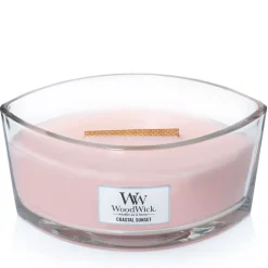 Fabrique de Styles Bougies Parfumées>Bougie ellipse parfumée Coucher du soleil Rose