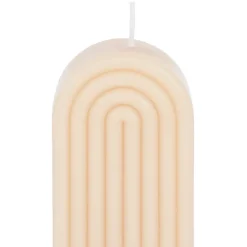 Fabrique de Styles Bougies Non Parfumées>Bougie en paraffine - Funny Beige