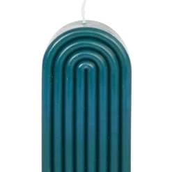 Fabrique de Styles Bougies Non Parfumées>Bougie en paraffine et verre - Funny Vert Foncé