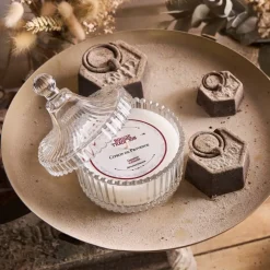 Fabrique de Styles Bougies Parfumées>Bougie en verre parfumée citron - Tradition Blanc