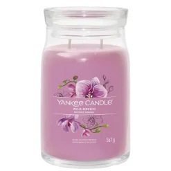 Fabrique de Styles Bougies Parfumées>Bougie jarre parfumée Orchidée sauvage 100h Rose