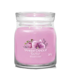 Fabrique de Styles Bougies Parfumées>Bougie jarre parfumée Orchidée sauvage 65h Rose