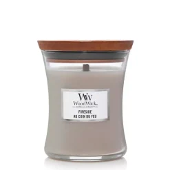 Fabrique de Styles Bougies Parfumées>Bougie jarre parfumée Teck 15h Blanc