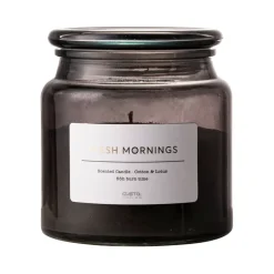 Fabrique de Styles Bougies Parfumées>Bougie parfumée bocal fresh morning Noir