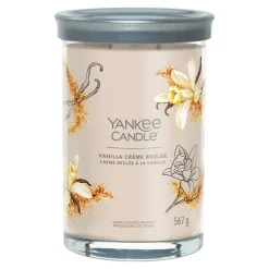 Fabrique de Styles Bougies Parfumées>Bougie parfumée Crème brulée à la vanille 100h Beige