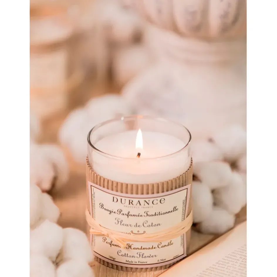 Fabrique de Styles Bougies Parfumées>Bougie parfumée Fleur de coton 40h
