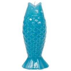 Fabrique de Styles Bougies Parfumées>Bougie poisson 20h - Bord De Mer Turquoise