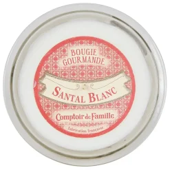 Fabrique de Styles Bougies Parfumées>Bougie santal 220g Blanc