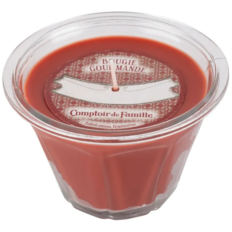 Fabrique de Styles Bougies Parfumées>Bougie senteur biscuit noël - Bougie Gourmande Rouge