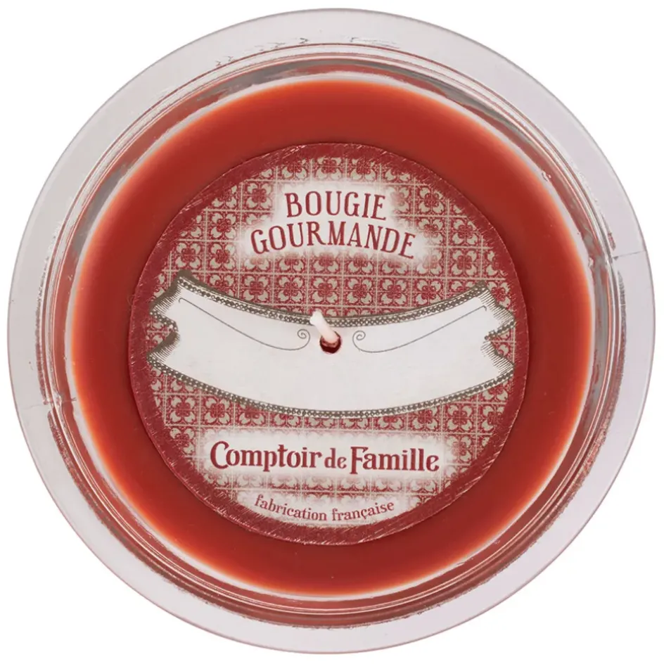 Fabrique de Styles Bougies Parfumées>Bougie senteur biscuit noël - Bougie Gourmande Rouge