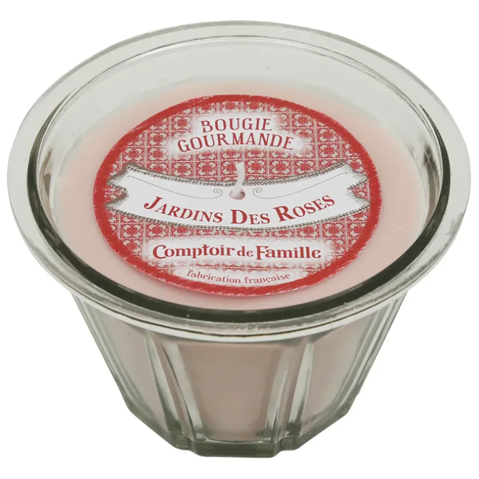 Fabrique de Styles Bougies Parfumées>Bougie senteur jardin des rose poudré Rose Poudre
