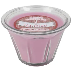 Fabrique de Styles Bougies Parfumées>Bougie senteur lilas délicat 220g Fuchsia