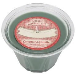 Fabrique de Styles Bougies Parfumées>Bougie senteur menthe basilic 220g - Bougie Gourmande Vert