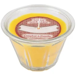 Fabrique de Styles Bougies Parfumées>Bougie senteur mimosa d'hiver - Boug-Gourm Jaune