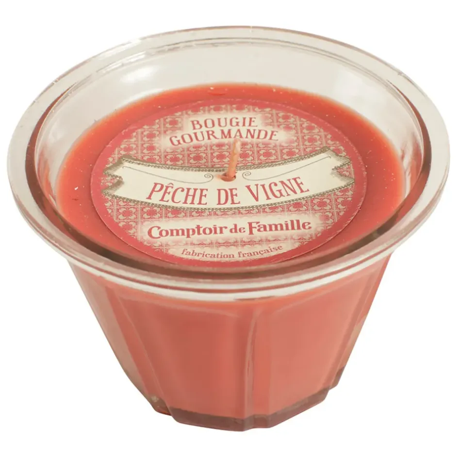 Fabrique de Styles Bougies Parfumées>Bougie senteur pêche de vigne Rose