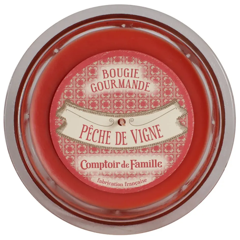 Fabrique de Styles Bougies Parfumées>Bougie senteur pêche de vigne Rose