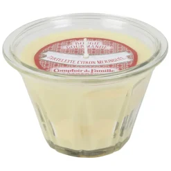 Fabrique de Styles Bougies Parfumées>Bougie senteur tarte citron 220g Jaune